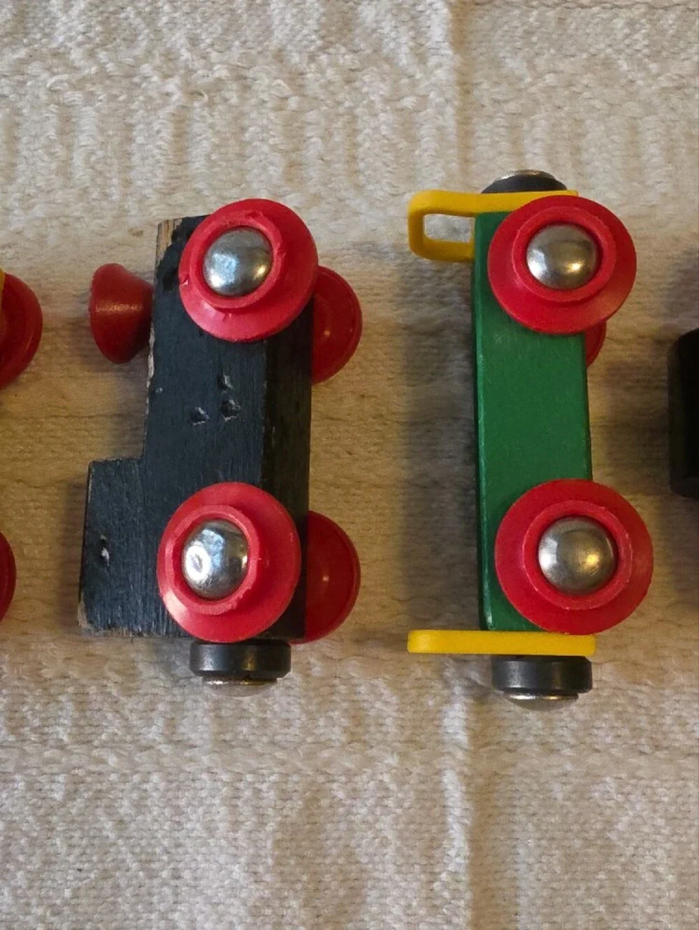 Vintage BRIO Wooden Toy Trains From The 1970s And 1980s